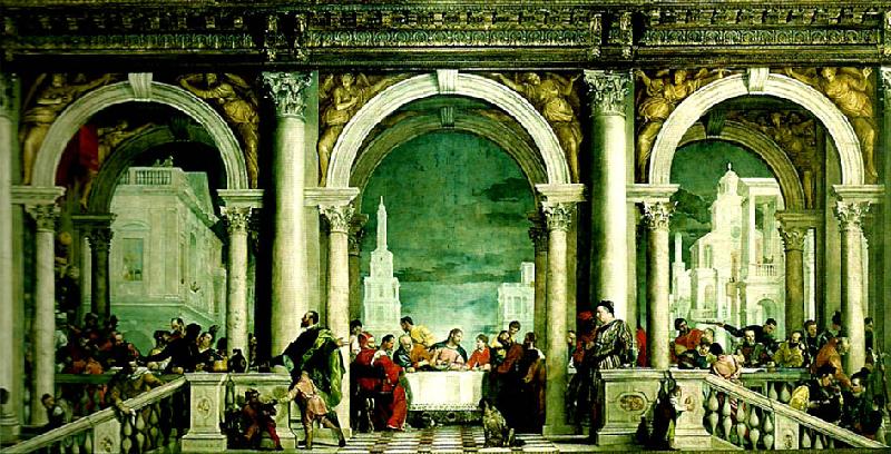 Paolo  Veronese feast in the house of levi